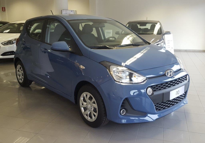 Hyundai I10 10 Mpi Login Morning Blue Nuova A Soli 10108€ Su Miacar